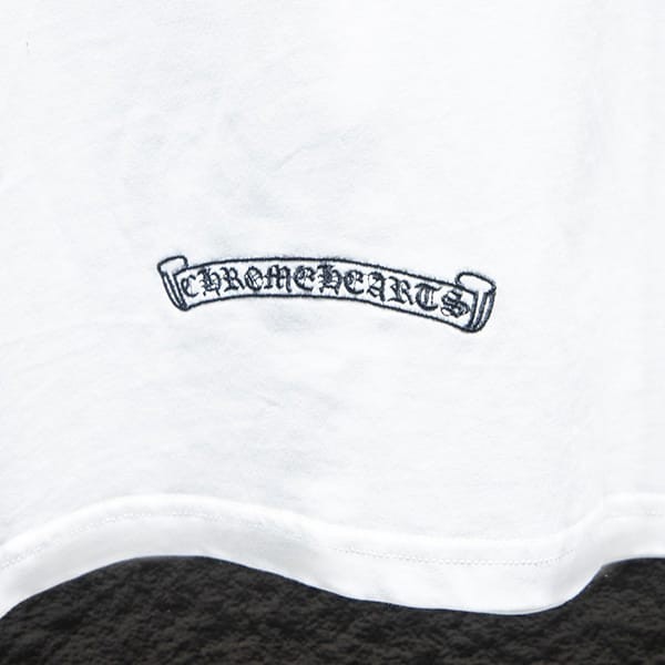 おすすめクロムハーツ カラーブロック クロスレザー 半袖Tシャツ 偽物 Kuv16498