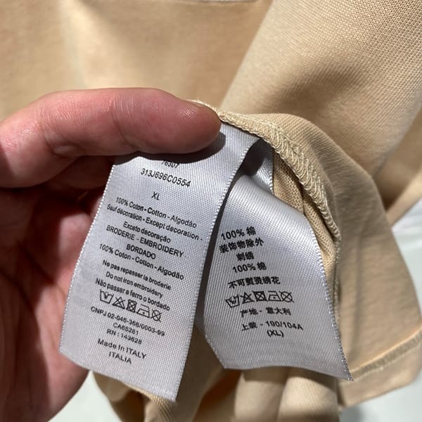大人気!ディオール Couture リラックス フィット コットンTシャツ レプリカ 2色 dey60347