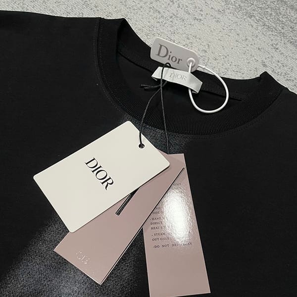 ディオール Eiffel Tower コットン リネン ジャージー Tシャツ 偽物 3色 def48513