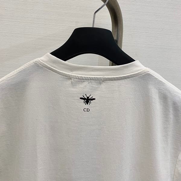 ディオール Eiffel Tower コットン リネン ジャージー Tシャツ 偽物 3色 def48513