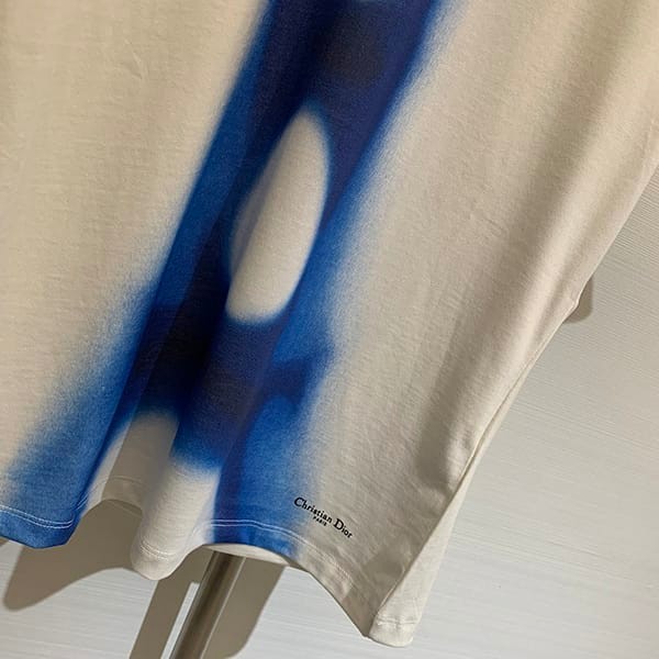 ディオール Eiffel Tower コットン リネン ジャージー Tシャツ 偽物 3色 def48513
