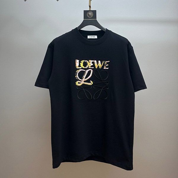 絶対欲しい!ロエベ コットン アナグラム 半袖 Tシャツ loc41817