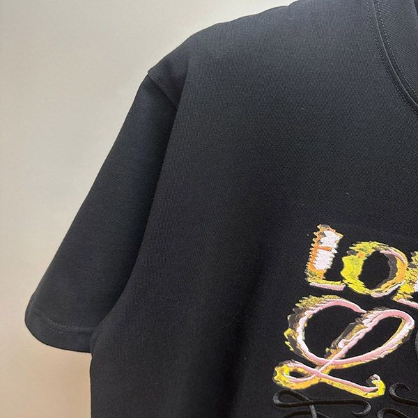 絶対欲しい!ロエベ コットン アナグラム 半袖 Tシャツ loc41817