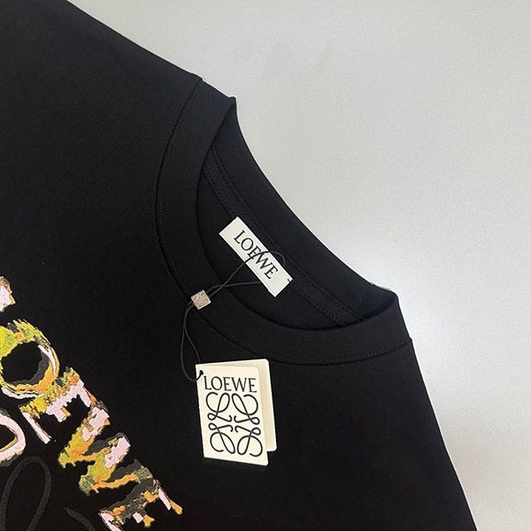 絶対欲しい!ロエベ コットン アナグラム 半袖 Tシャツ loc41817