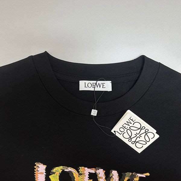 絶対欲しい!ロエベ コットン アナグラム 半袖 Tシャツ loc41817