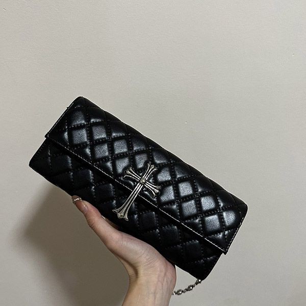 超希少!クロムハーツ WOC チェーンウォレット Kui28090