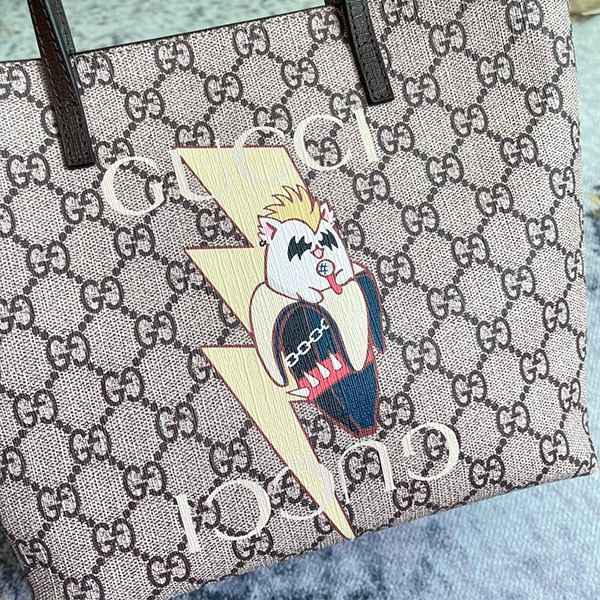 グッチ 偽物 ヒグチユウコ ミニ トート バッグ チルドレンズ gud95899