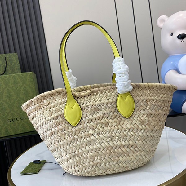 グッチ ロゴ ミニ ストロー トートバッグ 偽物 782381