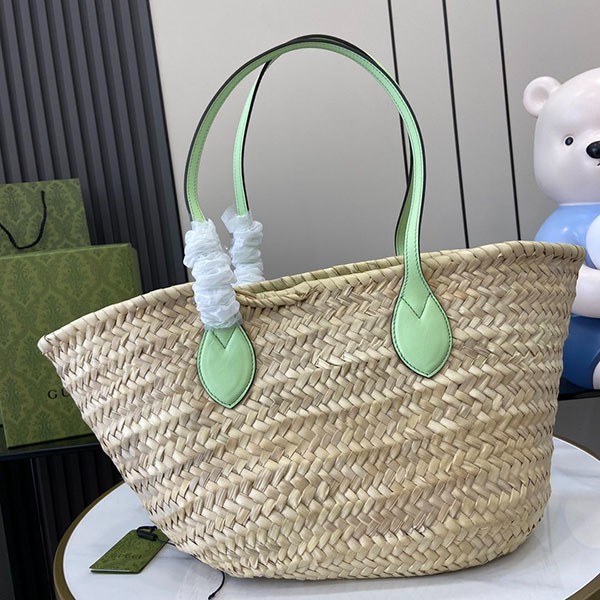 グッチ ロゴ ミニ ストロー トートバッグ 偽物 782381