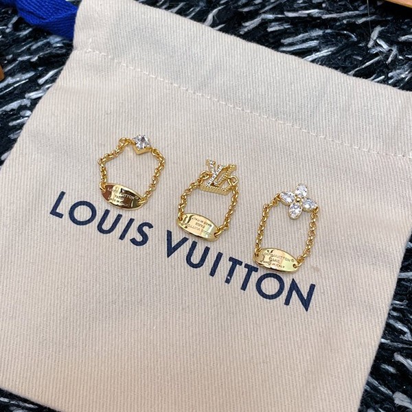 【可愛い3個セット♪】ルイヴィトン セット リング コピー レディ LV vub45721