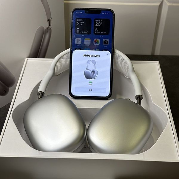 AirPods Max スーパーコピー アップル ワイヤレスヘッドホン★シルバー