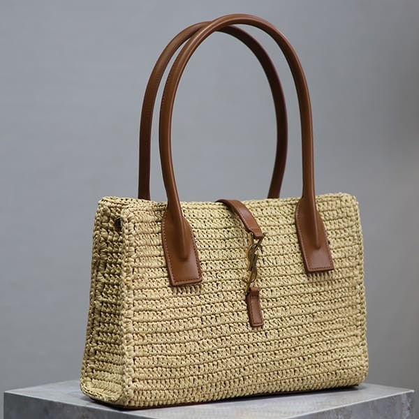 サンローラン n級品 Panier ラフィア トートバッグ Sas92640