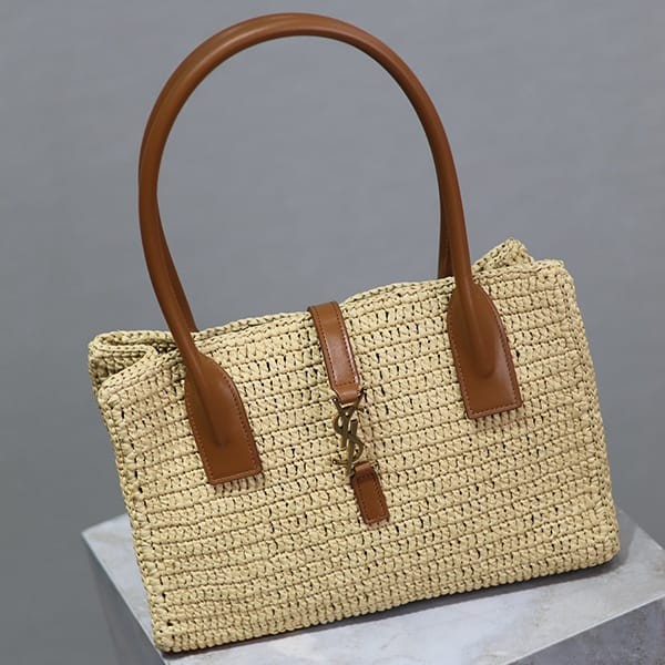 サンローラン n級品 Panier ラフィア トートバッグ Sas92640