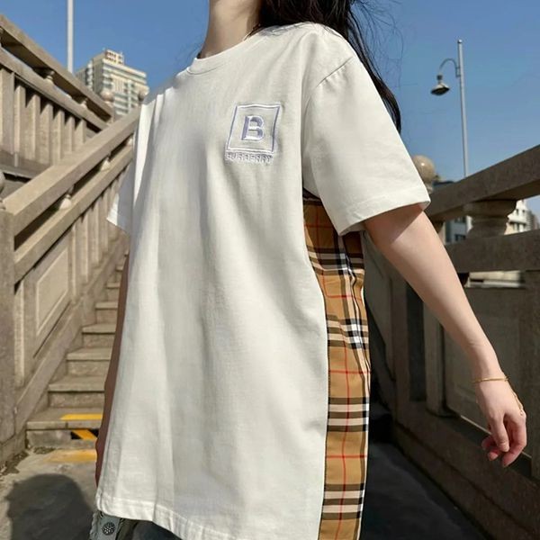 目を惹く逸品!バーバリー★ヴィンテージチェックディテール Tシャツ 偽物 Baz76952