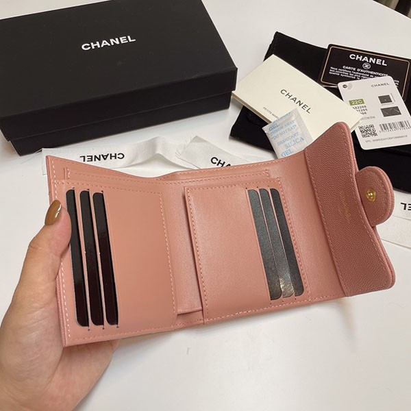 シャネル 偽物 クラシック フラップ ウォレット三つ折り財布 6色 shh78901