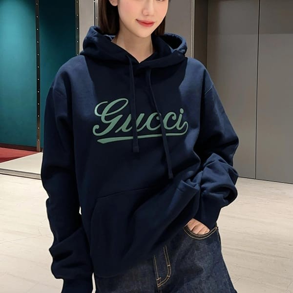 グッチ レプリカ コットンジャージー フーデッド スウェットシャツ 788771XJGQK4215