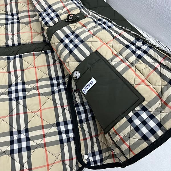 素敵なバーバリー ダイアモンドキルティング ジャケット Bar59619