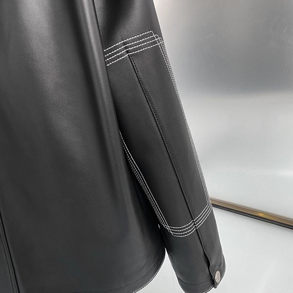 エルメス フーデッドジャケット コピーラムレザー erd01062