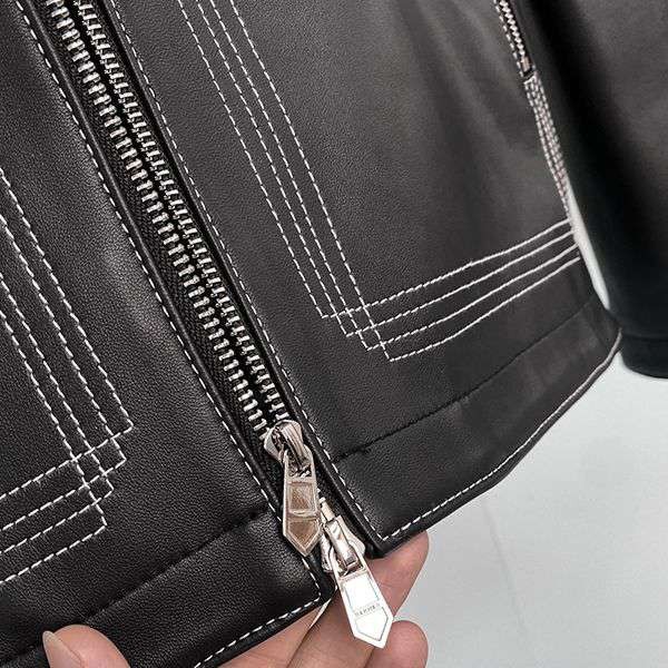 エルメス フーデッドジャケット コピーラムレザー erd01062