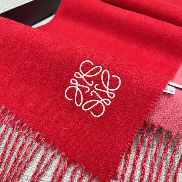 【ロエベ】カシミア混刺繍アナグラム マフラー コピー loy07729