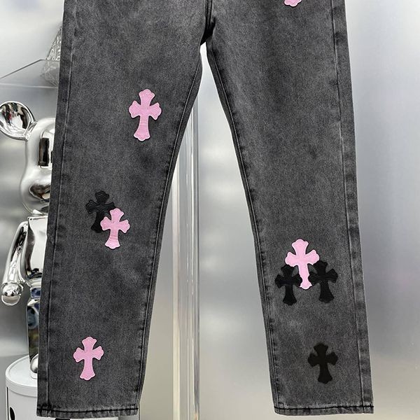 超希少!クロムハーツ クロスパッチ コピーウォッシュドデニムパンツ Kuk04983