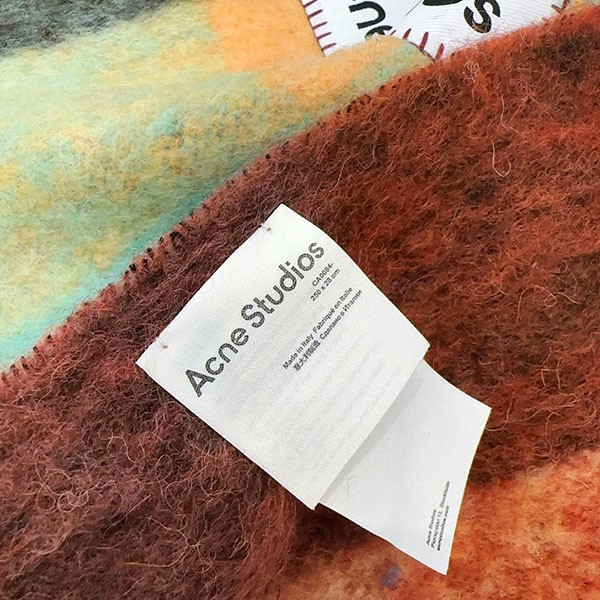 すぐ届く!アクネストゥディオズ 激安 モヘアチェックスカーフ aca47946
