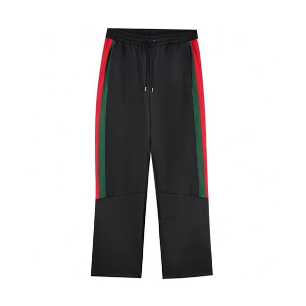 グッチ ストライプ入り ジャージ ジップ ジャケット 偽物 上下セット guh98611