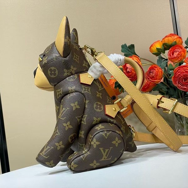 ルイヴィトン プーチバッグ 偽物 モノグラム パチモン ドッグ M12617