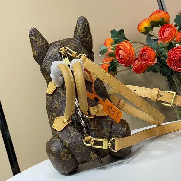 ルイヴィトン プーチバッグ 偽物 モノグラム パチモン ドッグ M12617