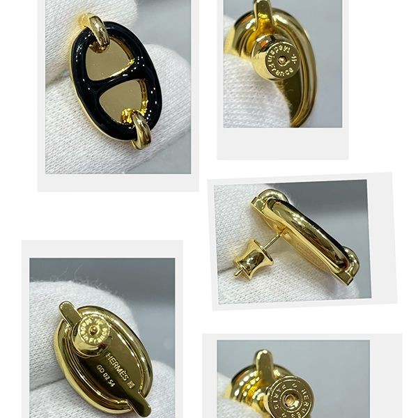 新色登場☆エルメス Mini Maillon ピアス 偽物 H100052F