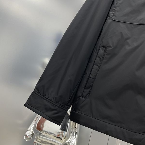 プラダ Re-Nylon フロントボタン長袖シャツ ロゴ SC796M