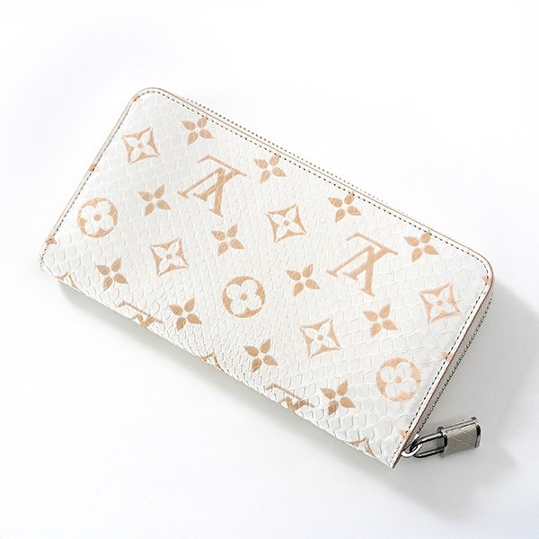 希少!すぐ届く!ルイヴィトン LV リザード ジッピーウォレット 南京錠付き N96955