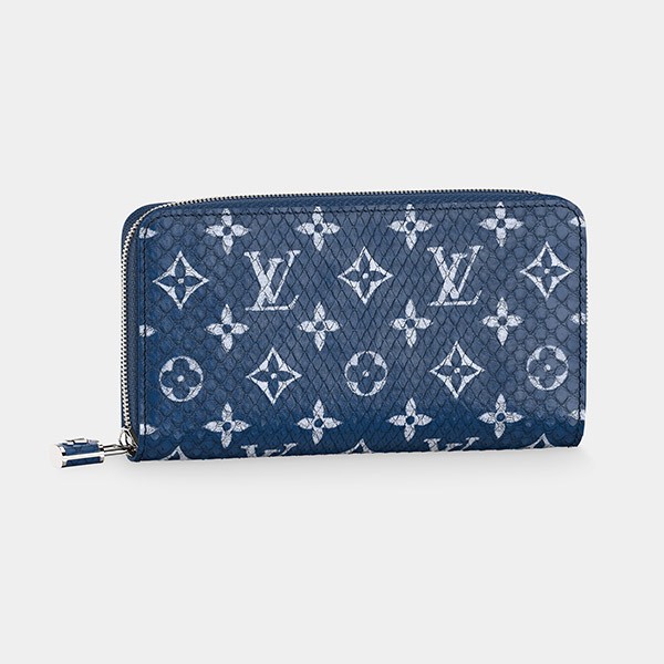 希少!すぐ届く!ルイヴィトン LV リザード ジッピーウォレット 南京錠付き N96955