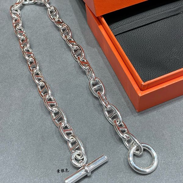 《大人気!》エルメス シェーヌダンクル ネックレス 偽物 GM シルバー H101263B00