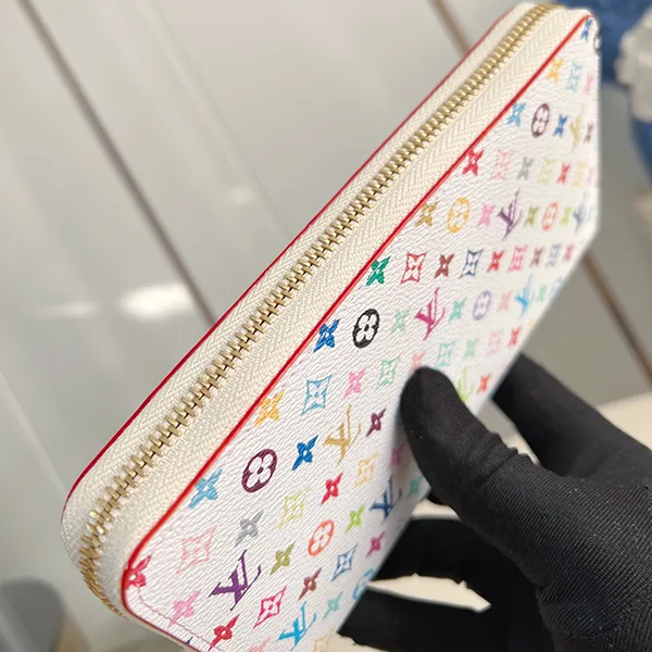 送料無料ルイヴィトン × TM ジッピー ウォレット 贋物 長財布 村上隆 M13922