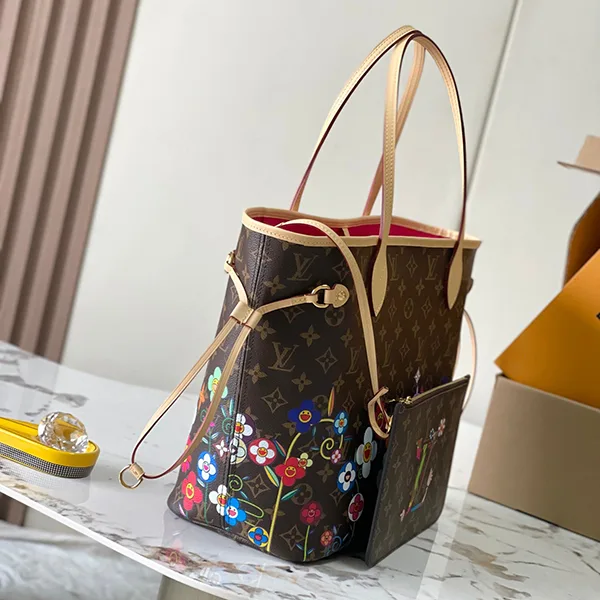 コラボ ルイヴィトン × 村上隆 ネヴァーフル MM コピー商品 M13271