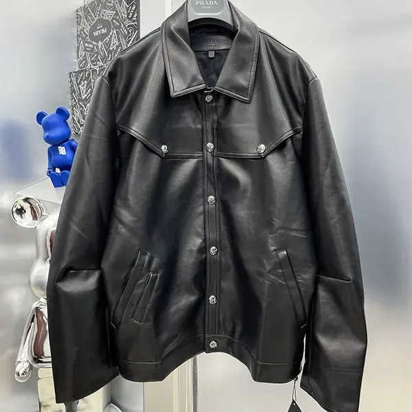 激安価格!クロムハーツ JJ DEAN パチモン レザージャケット Kuf39809