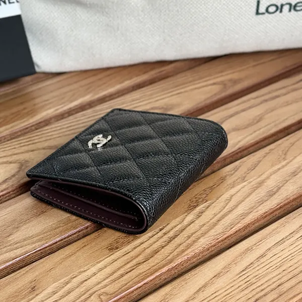 すぐ届 シャネル キャビアスキンミニウォレット n級品 ミニ財布 shm88127