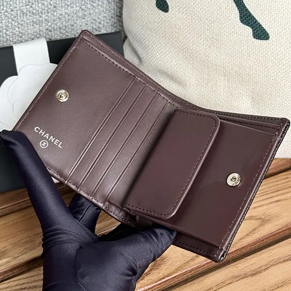 すぐ届 シャネル キャビアスキンミニウォレット n級品 ミニ財布 shm88127