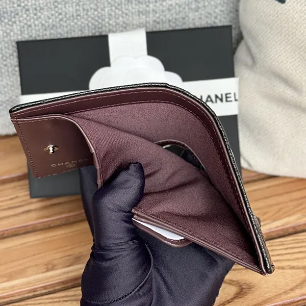 すぐ届 シャネル キャビアスキンミニウォレット n級品 ミニ財布 shm88127