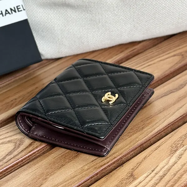 シャネル キャビアスキンミニウォレット ミニ財布 shw98165