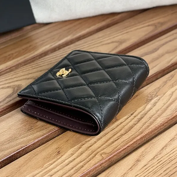 シャネル キャビアスキンミニウォレット ミニ財布 shw98165