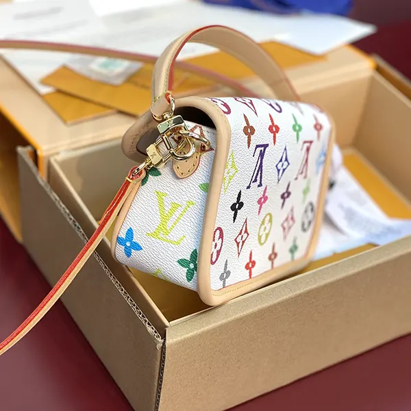 速達発送 ルイヴィト 村上隆コラボ 偽物 Nano Diane M14194