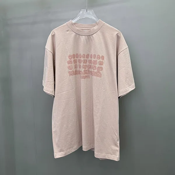 大人気!メゾン マルジェラ コピー NUMERIC LOGO クルーネック コットン Tシャツ S50GC0705
