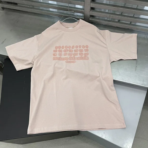 大人気!メゾン マルジェラ コピー NUMERIC LOGO クルーネック コットン Tシャツ S50GC0705