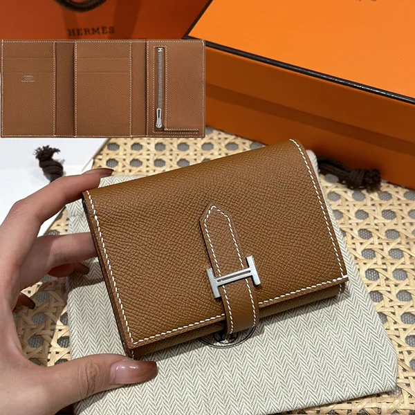 エルメス Bearn べアン コピー コンビネ 財布 ゴールド H082875CK37