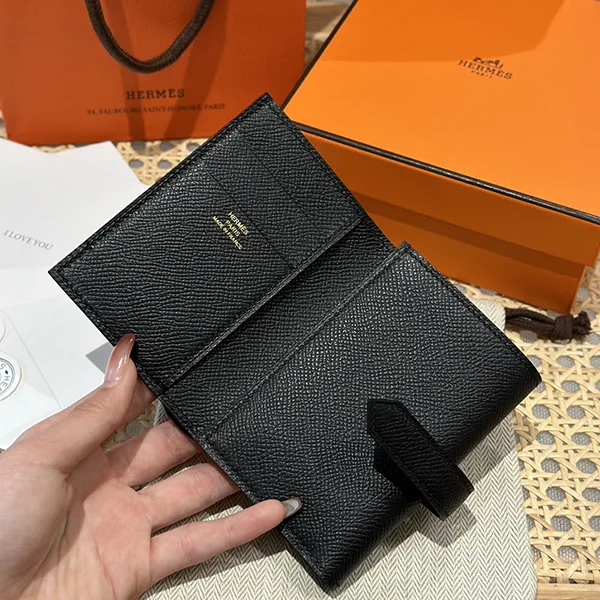 25絶対欲しい!エルメス Bearn べアン N級品 コンビネ 財布 ゴールド H082875