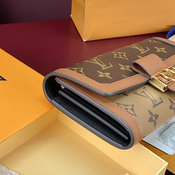 ルイヴィトン 長財布 モノグラムリバース カーフレザー n級品 M46645