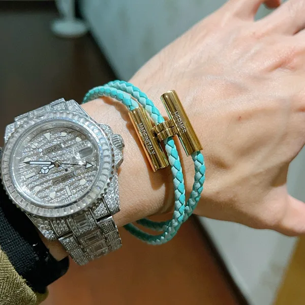 エルメス トゥルニス トレッセ ブレスレット★カーフスキン レプリカ
