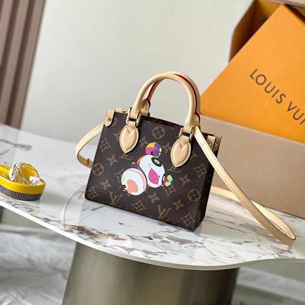 【コラボ限定!可愛いパンダちゃん♪】ルイヴィトン コピー LV × TM オンザゴー BB M13668